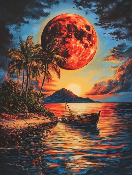 Paint by Numbers Kits Seaside Scenery