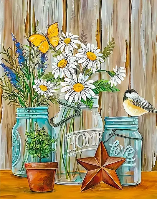 Paint by Numbers Kits Vases