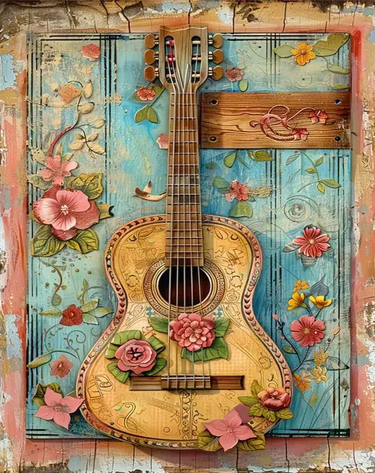 Paint by Numbers Kits Abstract Guitar