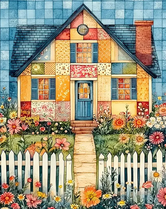 Paint by Numbers Kits Flower House