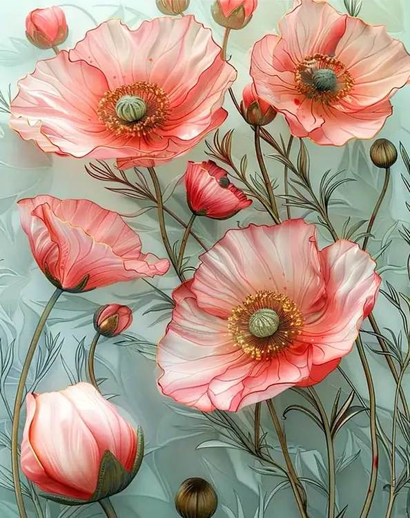 Paint by Numbers Kits Flowers