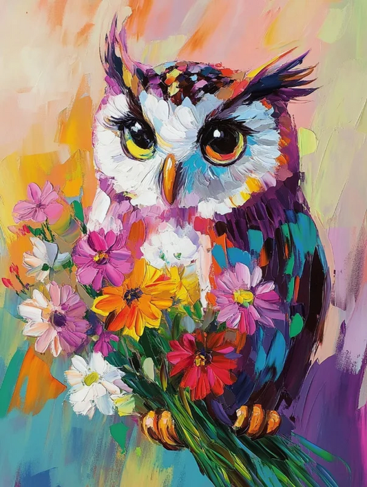 Paint by Numbers Kits Abstract Owl