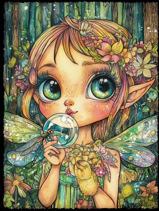 Paint by Numbers Kits Elf Girl