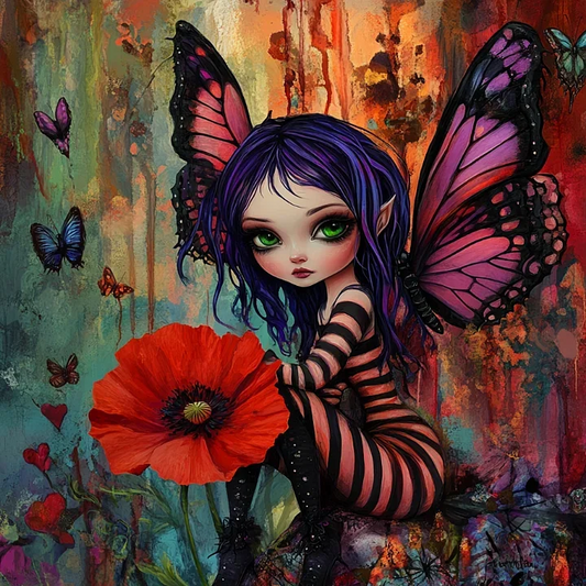 Paint by Numbers Kit Elf Girl