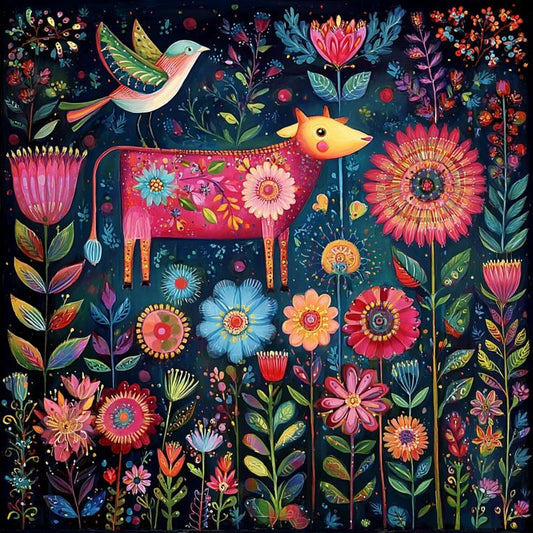 Paint by Numbers Kit Abstract Pattern