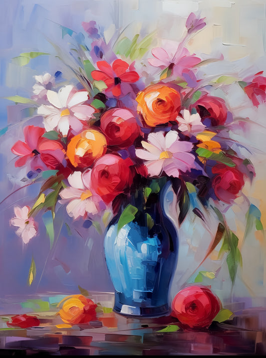 Paint by Numbers Kits Colorful Flowers