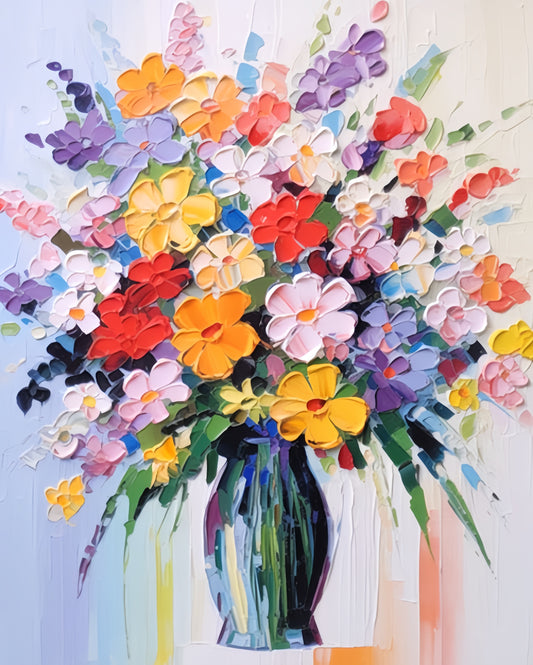 Paint by Numbers Kits Colorful Flowers