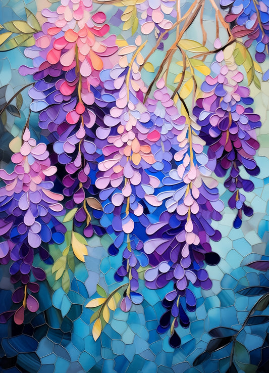 Paint by Numbers Kits Purple Flowers