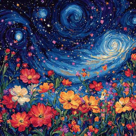Paint by Numbers Kit Abstract Garden