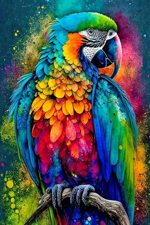 Paint by Numbers Kit Parrot