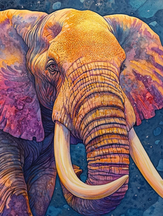 Paint by Numbers Kits Elephants