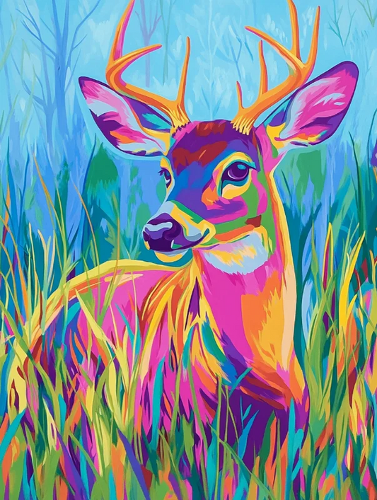 Paint by Numbers Kits Colored Deer