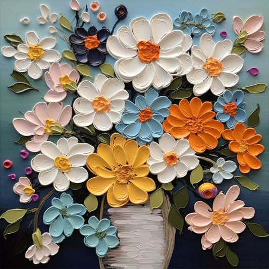 Paint by Numbers Kit 3D Appearance Flowers
