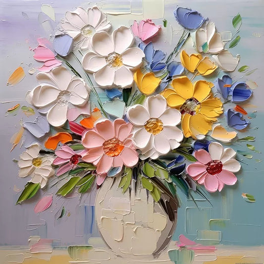 Paint by Numbers Kit 3D Appearance Flowers