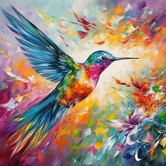 Paint by Numbers Kit Colorful Bird