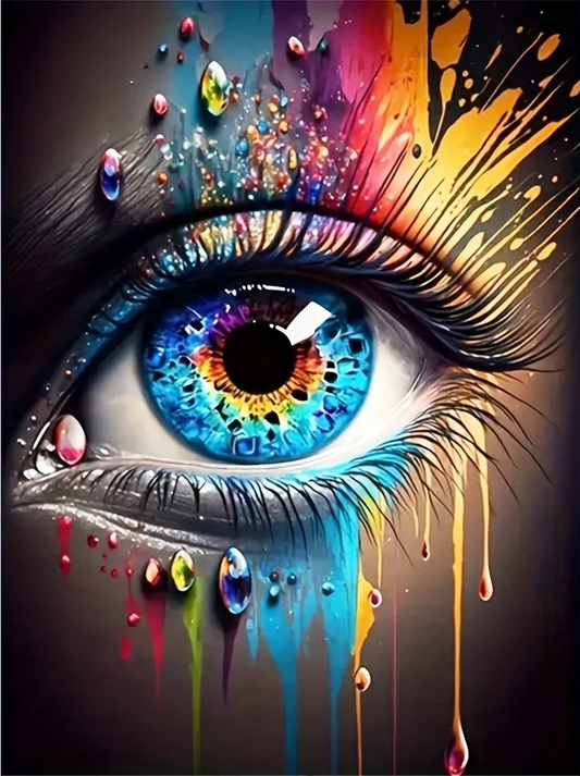 Paint by Numbers Kits Abstract Eyes