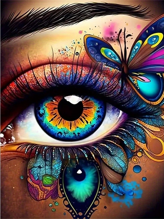 Paint by Numbers Kits Abstract Eyes
