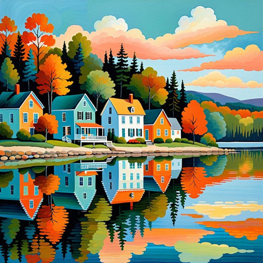 Paint by Numbers Kit Reflection