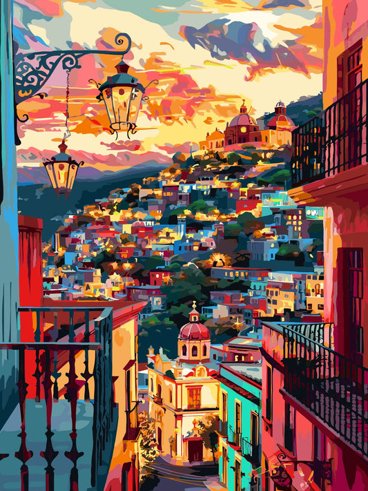Paint by Numbers Kits City Scenery
