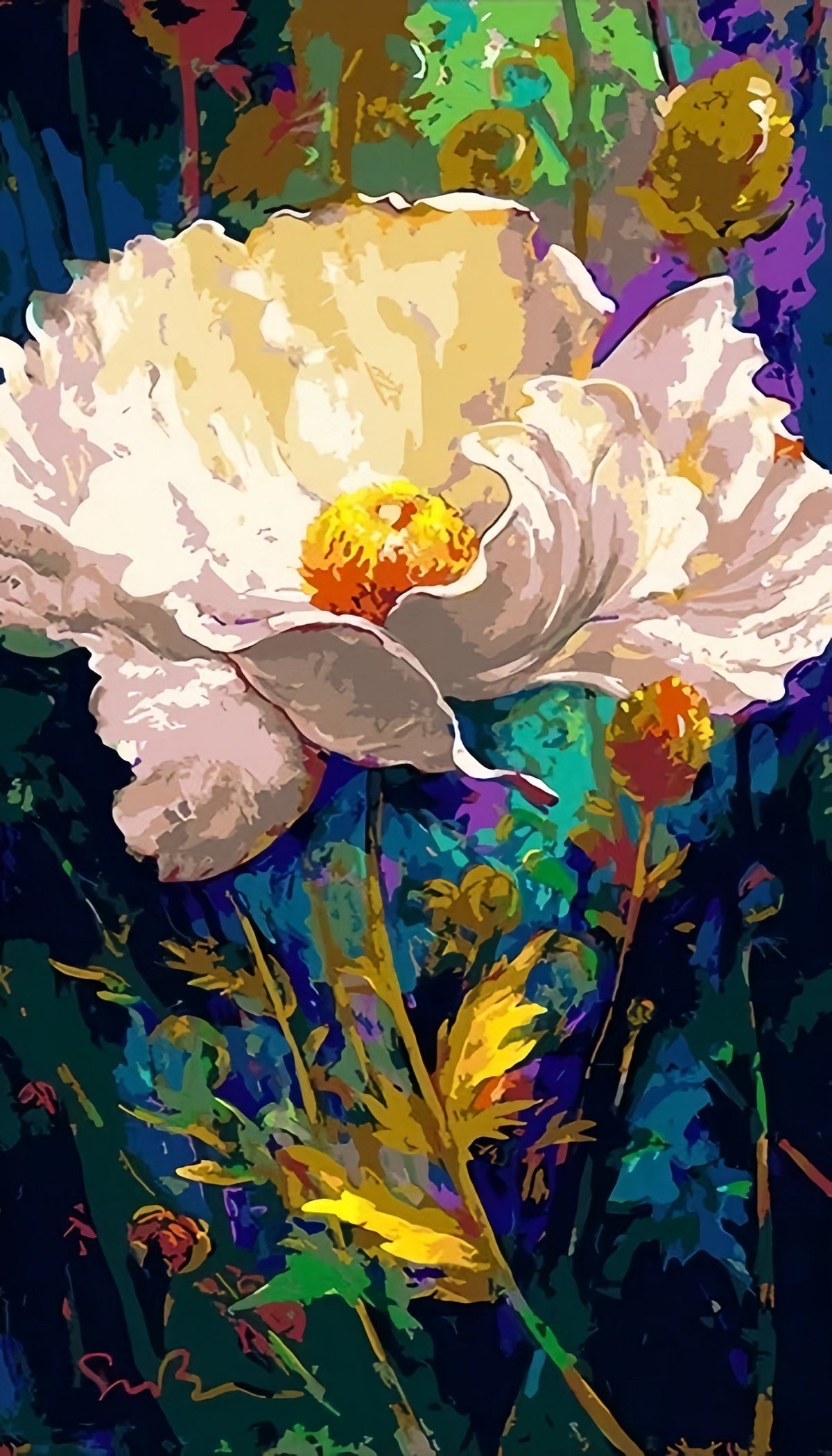 Paint by Numbers Kit Flowers