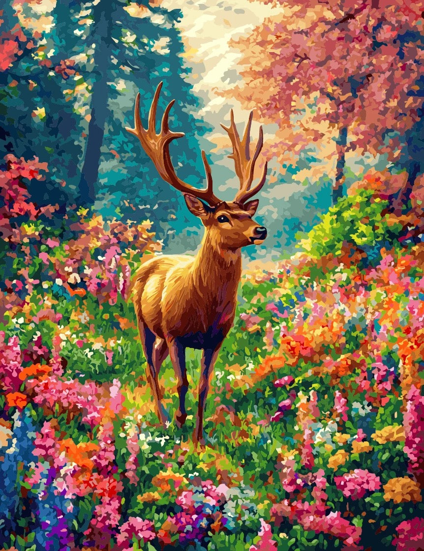 Paint by Numbers Kits Deer In The Forest