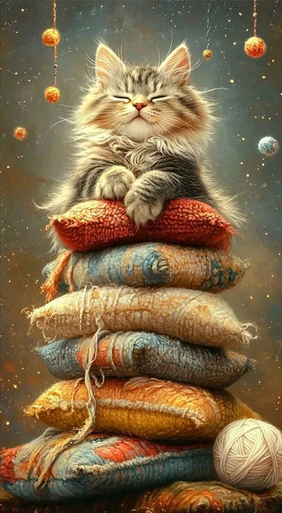 Paint by Numbers Kit Cute Kitten