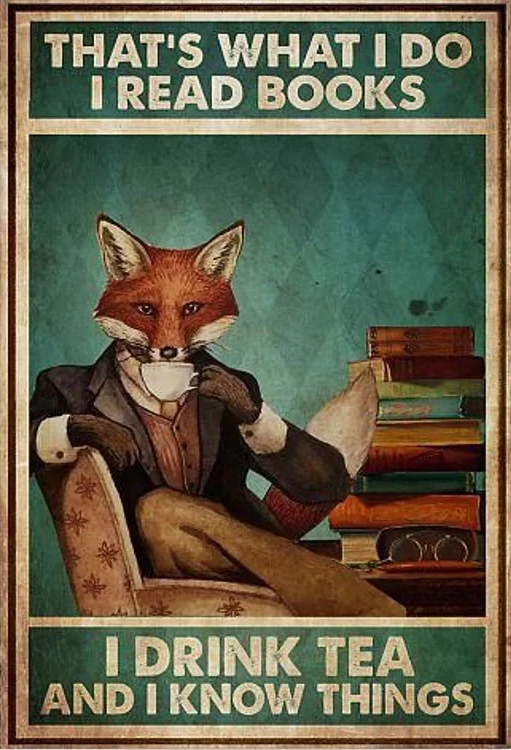Paint by Numbers Kit Fox Poster