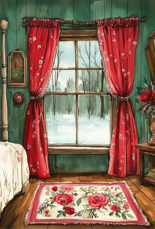 Paint by Numbers Kit Room Window View