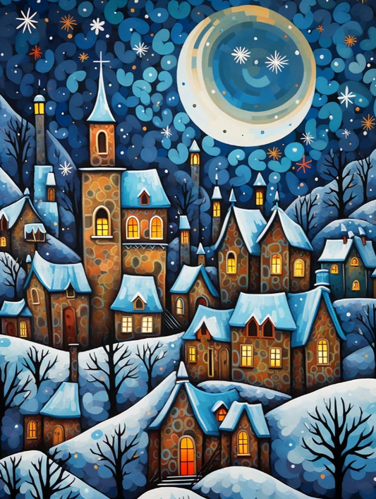 Paint by Numbers Kits Abstract House