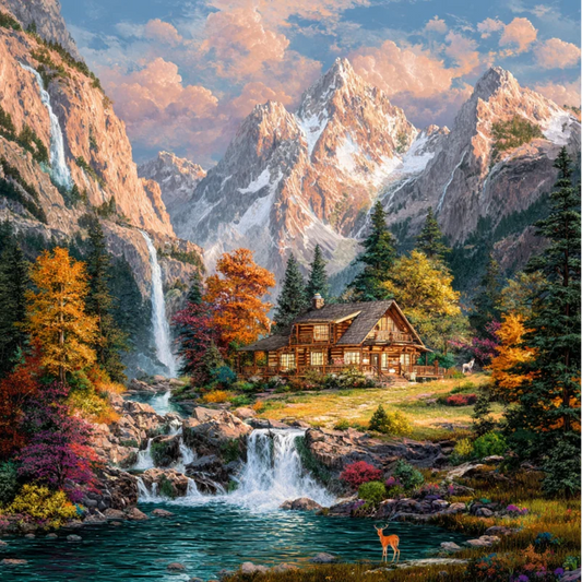 Paint by Numbers Kit Beautiful Scenery