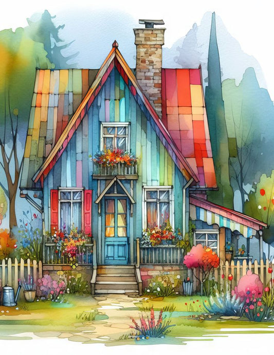 Paint by Numbers Kits Color House