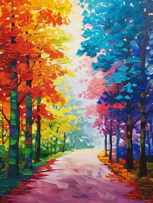 Paint by Numbers Kits Autumn Scenery Path