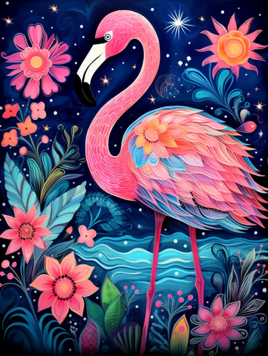Paint by Numbers Kits Flamingo