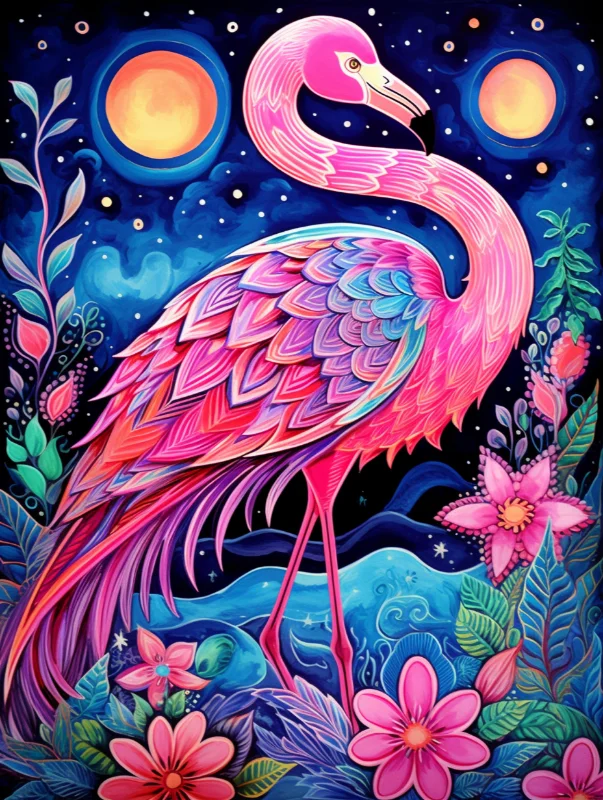 Paint by Numbers Kits Flamingo