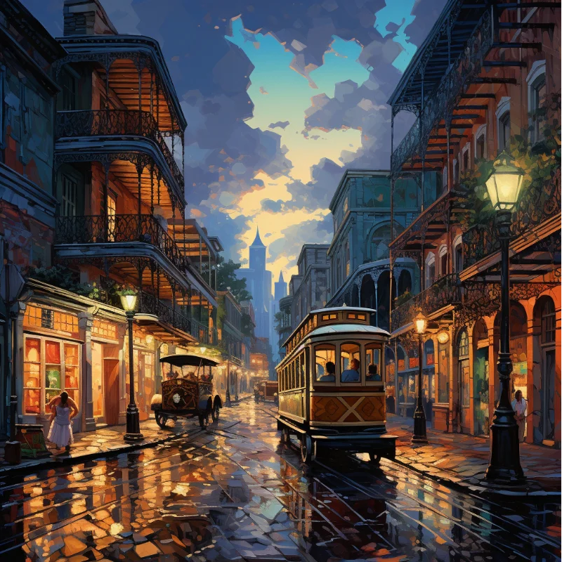Paint by Numbers Kit Street View