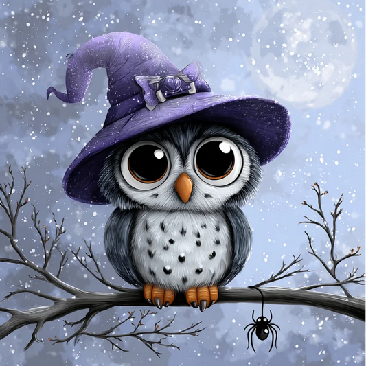 Paint by Numbers Kit Cute Owl