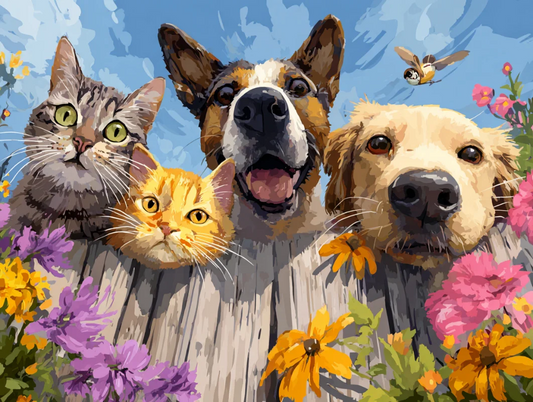 Paint by Numbers Kits Cats and Dogs