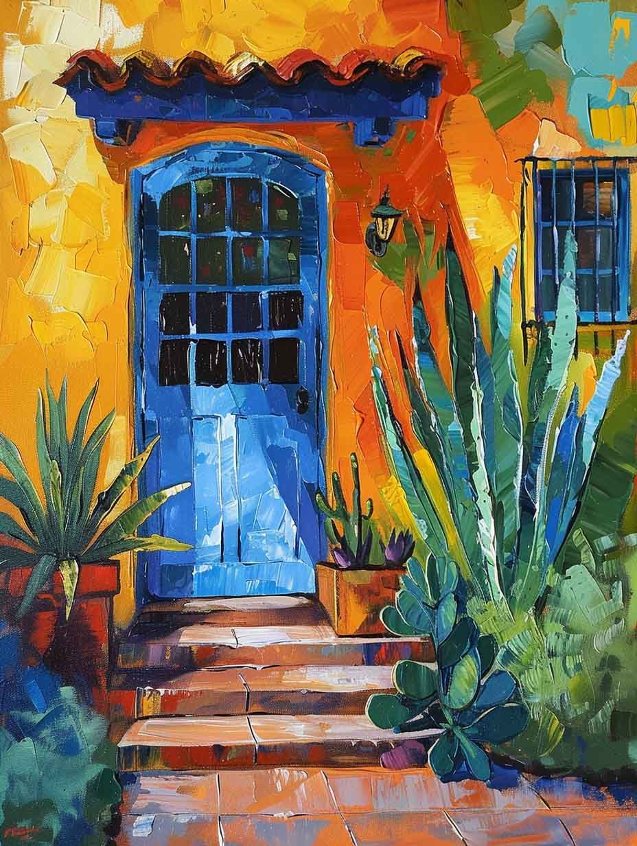 Paint by Numbers Kits Blue Door