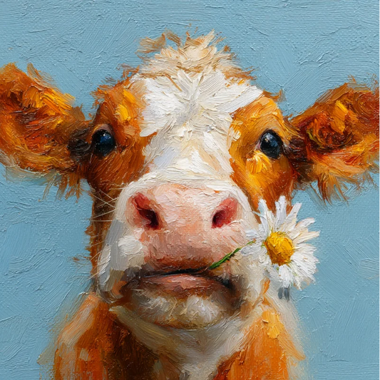 Paint by Numbers Kit Cow