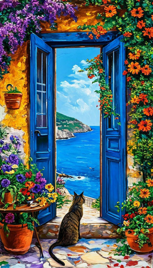 Paint by Numbers Kit The View From The Door