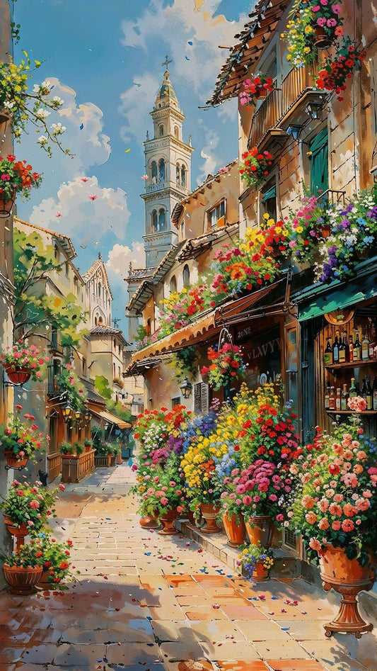 Paint by Numbers Kit Streetscape