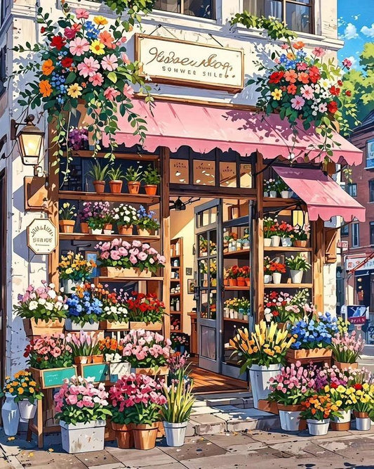 Paint by Numbers Kits Garden House