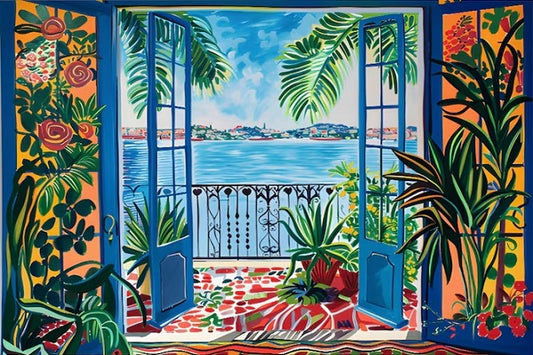 Paint by Numbers Kit Window View