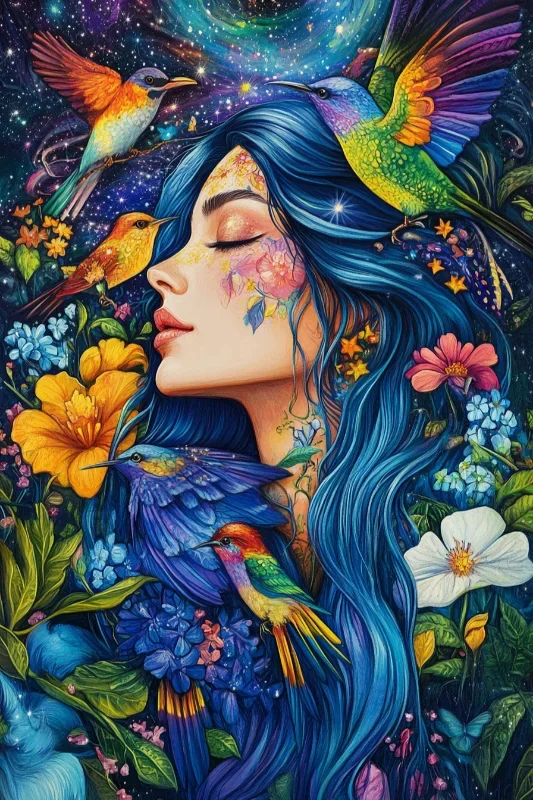 Paint by Numbers Kit Beautiful Woman
