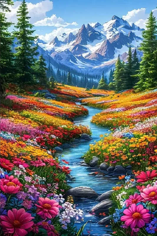 Paint by Numbers Kit Beautiful Scenery