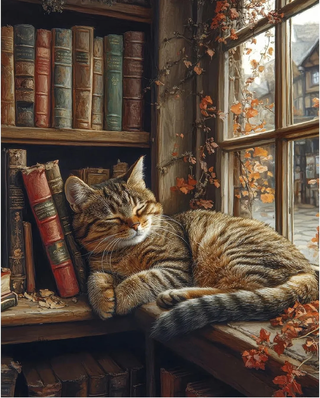 Paint by Numbers Kits The Cat in the Study