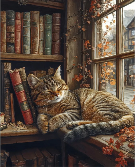 Paint by Numbers Kits The Cat in the Study