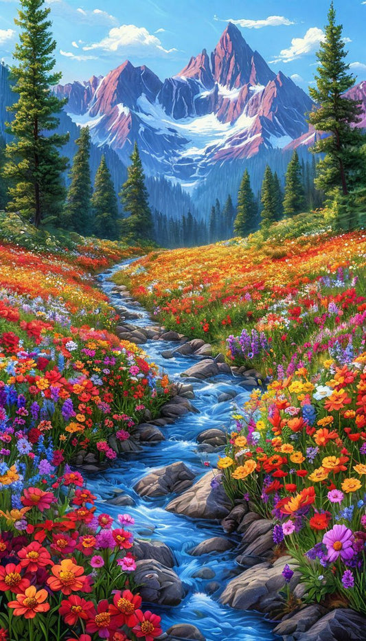 Paint by Numbers Kit Beautiful Scenery