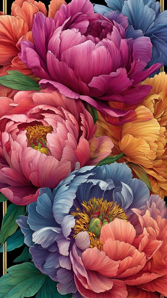 Paint by Numbers Kit Flowers