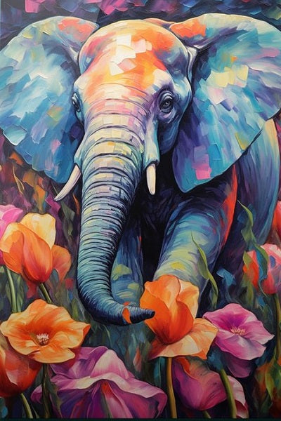 Paint by Numbers Kit Elephant